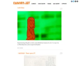 Damienjay.com(Damien Jay Comics) Screenshot