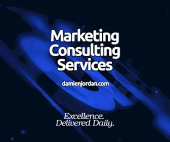 Damienjordan.com(Marketing Consulting Services) Screenshot