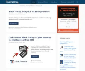 Damienmenu.com(Damien Menu) Screenshot