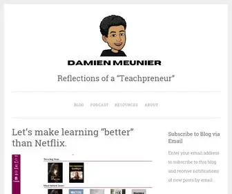 Damienmeunier.blog(Reflections of a) Screenshot