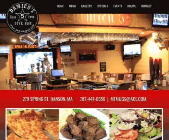 Damienspub.com(Damien's) Screenshot