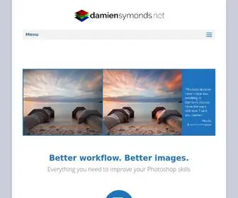Damiensymonds.net(Better Workflow Better Images) Screenshot