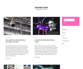 Damientech.com(Damien Tech) Screenshot