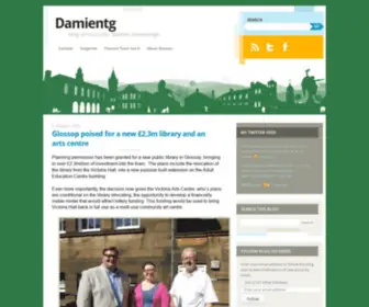 Damientg.co.uk(Blog of Councillor Damien Greenhalgh) Screenshot