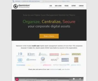 Daminion.net(Digital Asset Management Platform Software) Screenshot