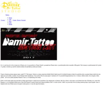 Damirtattoo.com(Damir Tattoo studio) Screenshot