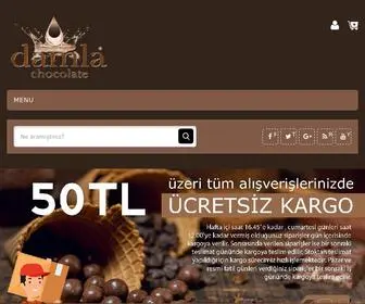 Damlacikolata.com(Damla çikolata) Screenshot