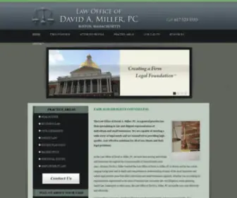 Damlawpc.com(Law Office of David A) Screenshot