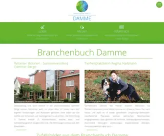 Damme-Links.de(Branchenbuch Damme) Screenshot