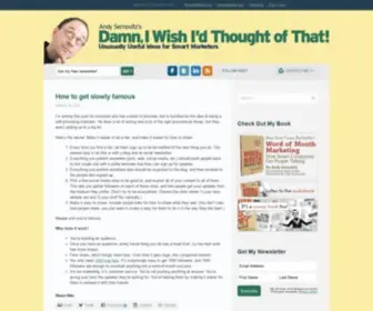 Damniwish.com(Word of mouth) Screenshot