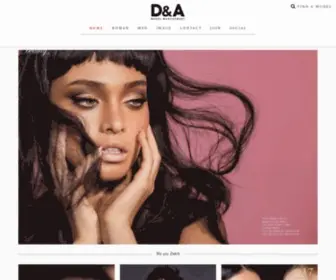 Damodels.co.za(D&A Model Management) Screenshot