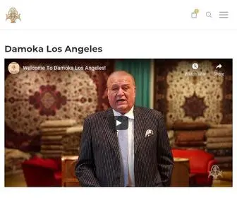 Damokala.com(Damoka Persian Rugs and Carpets) Screenshot