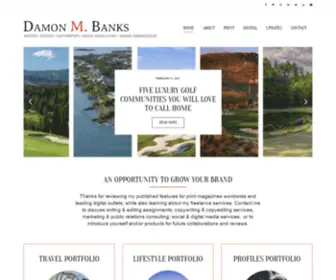 Damonbanks.com(Damon M. Banks) Screenshot