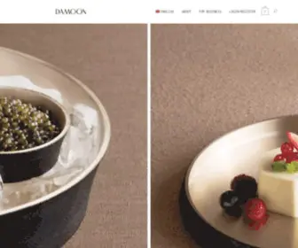 Damooncollection.com(Korean heritage tableware brand) Screenshot