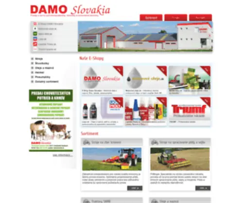 Damoslovakia.sk(DAMO Slovakia s.r.o) Screenshot