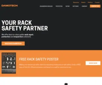 Damotech.com(Damotech pallet racking and warehouse safety solutions) Screenshot