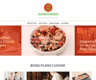 Damouredo.com(Salon de beauté pour blogs et blogs) Screenshot