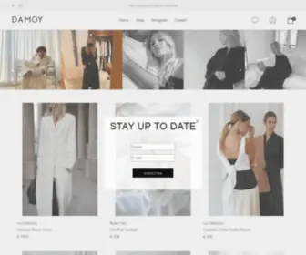 Damoyantwerp.com(Damoy is a multibrand fashionstore in Antwerp) Screenshot