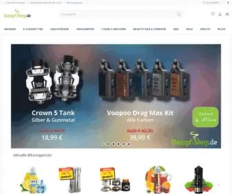 Dampf-Shop.de(Dein Vape Shop mit riesiger Auswahl) Screenshot