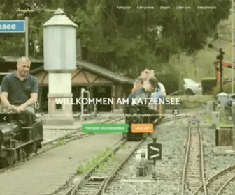 Dampfbahn-Katzensee.ch(Seit 1961) Screenshot