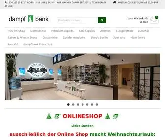 Dampfbank.de(Elektronische) Screenshot