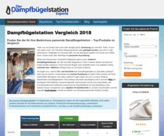 Dampfbuegelstation-Experte.de(II❶II Dampfbügelstation Tests unter der Lupe) Screenshot