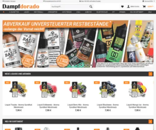 Dampfdorado.de(Dampfer Shop) Screenshot