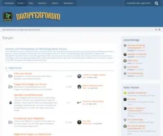 Dampferforum.ch(E-Zigaretten Plattform) Screenshot