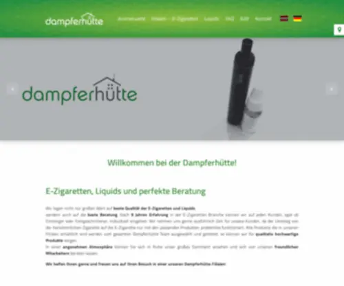 Dampferhuette.at(Home) Screenshot