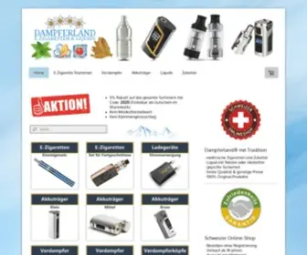Dampferland.ch(Dampferland®) Screenshot