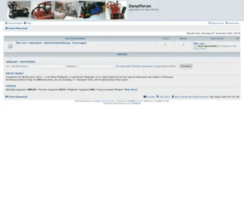 Dampfforum.info(Übersicht) Screenshot
