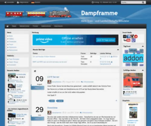 Dampframme.de(Mein Train) Screenshot