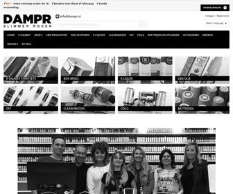 Dampr.nl(Slimmer Roken met E sigaretten en e liquids) Screenshot