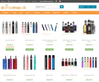 Dampshop.dk(Køb din E) Screenshot