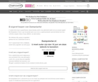 Dampstarter.nl(E-sigaret kopen) Screenshot