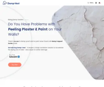 DampVent.co.za(Damp Ventilation Solution in the Home) Screenshot