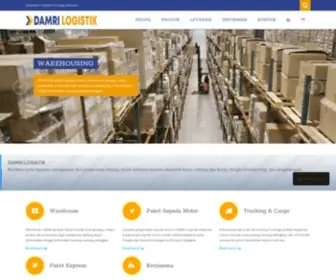 Damrilogistics.co.id(DAMRI LOGISTIK) Screenshot