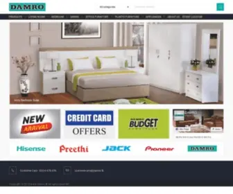 Damro.com(Find Furniture and Appliances in Sri Lanka) Screenshot