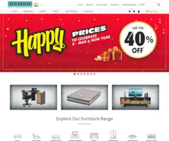 Damroindia.com(Buy Furniture Online India) Screenshot