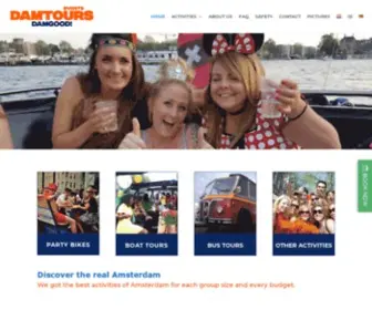 Damtours.co.uk(Damtours Events) Screenshot