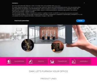 Damufficio.com(DAM Arredamento Ufficio Bologna) Screenshot
