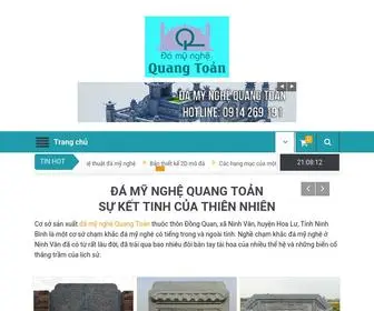 Damynghequangtoan.com(Đá mỹ nghệ quang toản) Screenshot