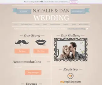 Dan-AND-Natalie.com(Natalie and Dan Wedding) Screenshot