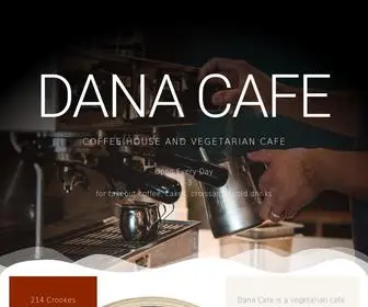 Danacafe.co.uk(Coffee House & Vegetarian Cafe) Screenshot