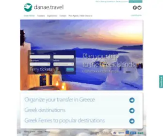 Danae.travel(Plan your trip to the Greek islands) Screenshot