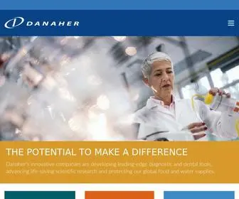 Danaher.com(Danaher Corporation) Screenshot