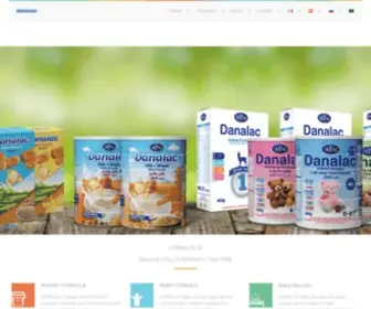 Danalac.com(Danalac® Infant Formula) Screenshot