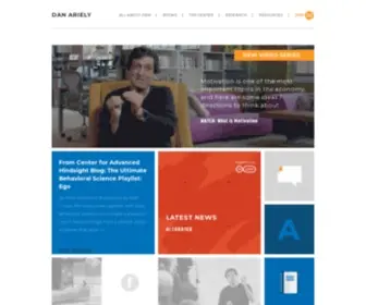 Danariely.com(Dan Ariely) Screenshot