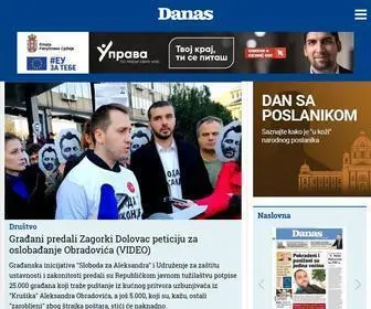 Danas.rs(Dnevne novine) Screenshot