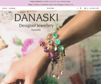 Danaski.com(DANASKI SWAROVSKI JEWELLERY) Screenshot